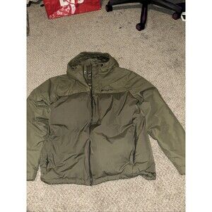 Columbia Omni  Tech Insulated Snowboard  Winter Hooded Jacket Men Green- Sz XL